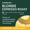 Starbucks Whole Coffee Beans, Starbucks Blonde Espresso Roast Hot or Iced Coffee, 28 oz